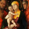 The Holy Family with Saint Mary Magdalen by Mantegna diamond paintings
