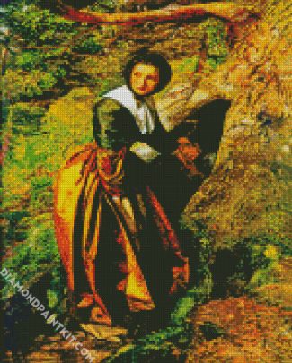 The Proscribed Royalist by Millais diamond paintings