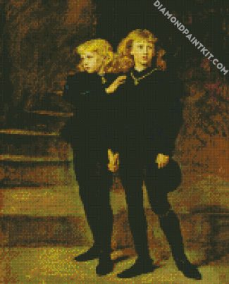 The Two Princes Edward and Richard in the Tower diamond paintings