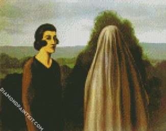The invention of life Magritte diamond paintings