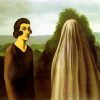 The invention of life Magritte diamond painting