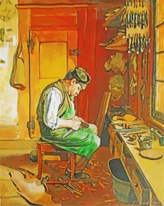 The shoemaker by Hodler diamond paintings