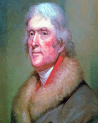 Thomas Jefferson diamond painting