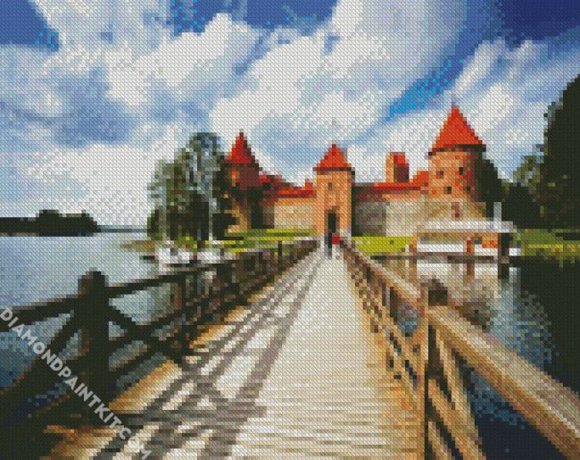 Trakai Historical National Park Lietuva diamond paintings