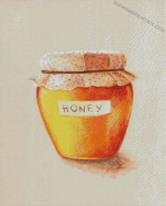 Vintage Honey Jar diamond paintings
