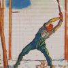 Woodcutter by Hodler diamond paintings