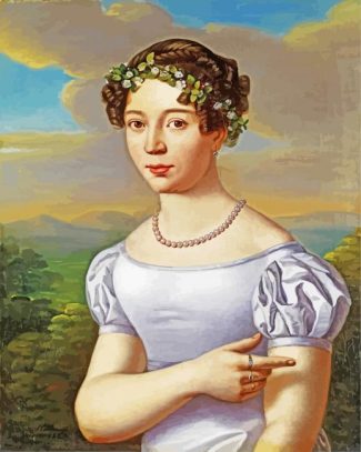 Young Girl With Pearl Necklace diamond paintings