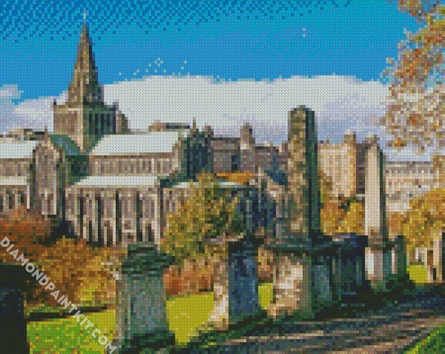 aesthetic Glasgow Cathedral diamond paintings