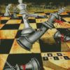 chess board war diamond paintings
