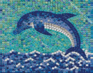 Dolphin Mosaik diamond paintings