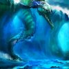 giant Leviathan in the water diamond painting
