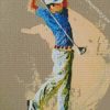 golf Player illustration diamond paintings