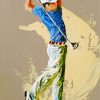 golf Player illustration diamond paintings