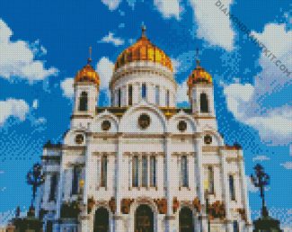 moscow cathedral of christ the saviour diamond paintings