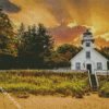 old mission lighthouse michigan diamond paintings