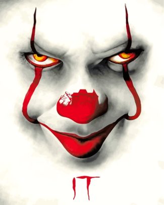 pennywise face diamond paintings