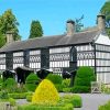 plas newydd historic house and gardens llangollen wales diamond painting