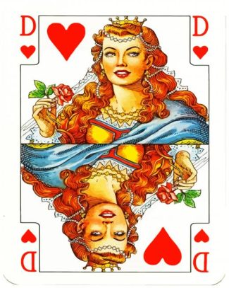 queen of hearts diamond painting