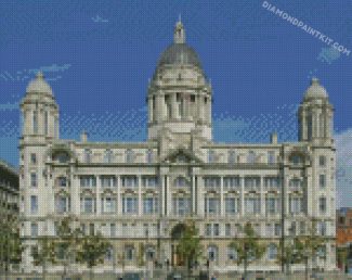 royal liver building Liverpool diamond paintings