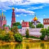 russia Novodevichy Convent moscow diamond paintings