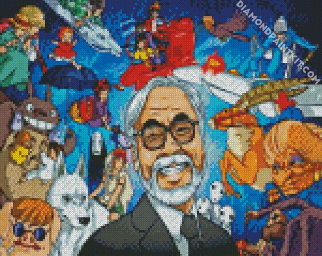 studio ghibli Hayao Miyazaki diamond paintings