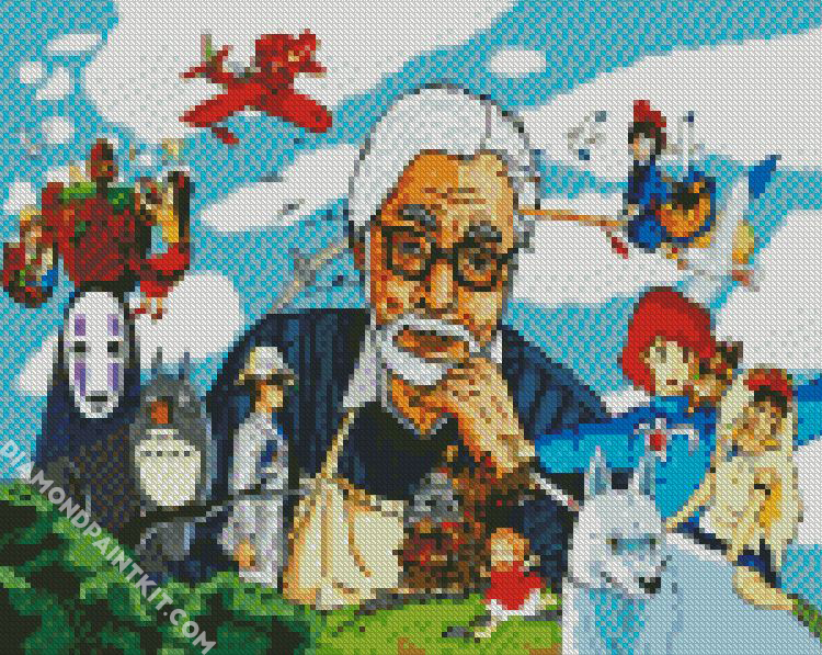 Studio Ghibli And Hayao Miyazaki - 5D Diamond Painting