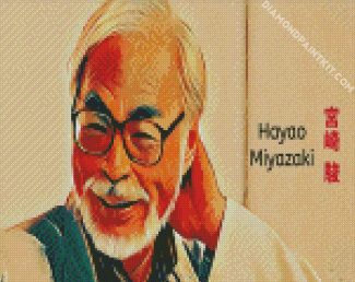 the japanese animator Hayao Miyazaki diamond paintings