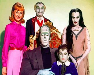 the munsters characters diamond paintings