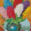 vintage Hyacinth flowers diamond paintings