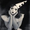 vintage Mime female clown diamond painting