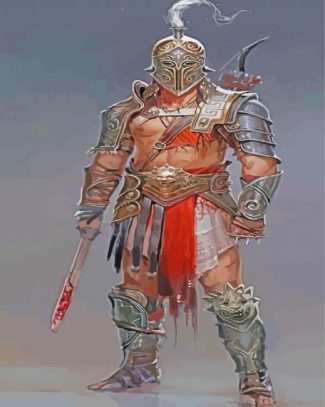 warrior Gladiator diamond painting