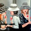 women with hats diamond painting