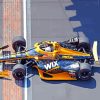 yelloww Indy racing car diamond paintings