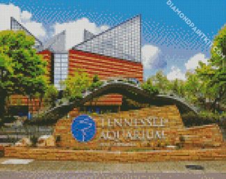 Tennesse Aquarium Chattanooga diamond painting