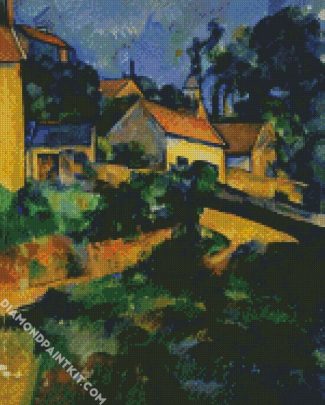 Turning Road At Montgeroult Cezanne diamond Painting