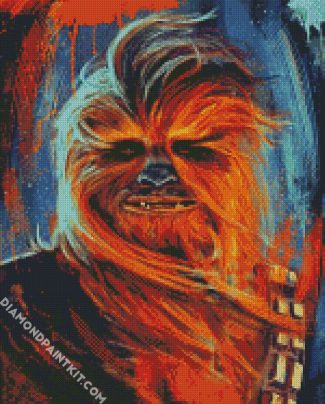 Aesthetic Chewbacca Star Wars 2 diamond painting