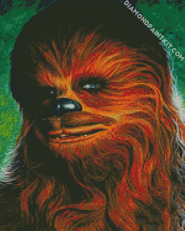 Aesthetic Chewbacca Star Wars - 5D Diamond Painting