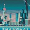 China Shanghai Poster diamond painting