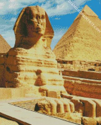 Egypt Sphinx diamond painting