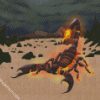Fantasy Fire Scorpion diamond painting
