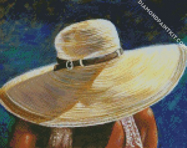 Straw Hat diamond painting