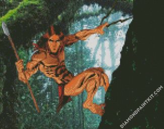 Tarzan Hero diamond painting