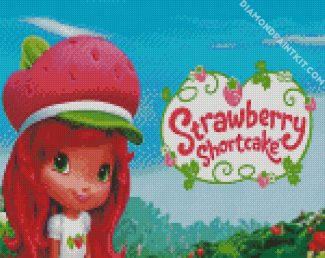 Strawberry diamond painting