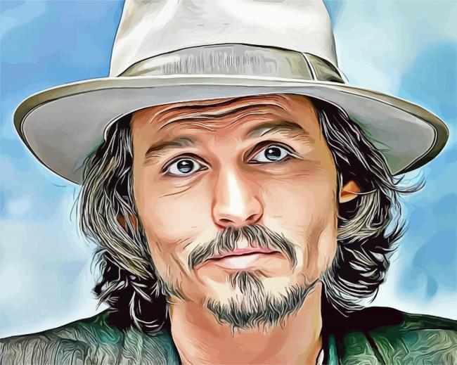 Actor Johnny Depp Art diamond painting