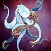Aesthetic metallic Octopus diamond painting