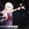 Anime Girl Catching Star diamond painting