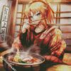 Anime Girl Eating Ramen diamond painting