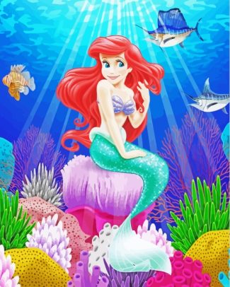 Ariel Mermaid diamond painting