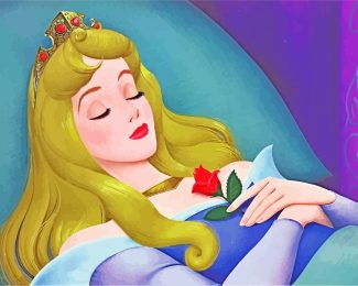 Aurora Sleeping Beauty diamond painting