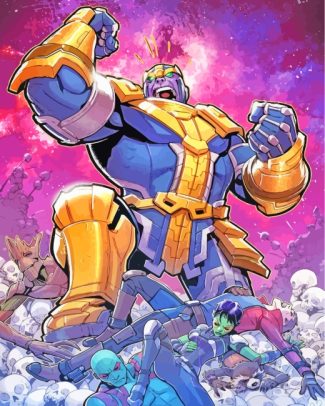 Avengers Endgame Thanos diamond painting